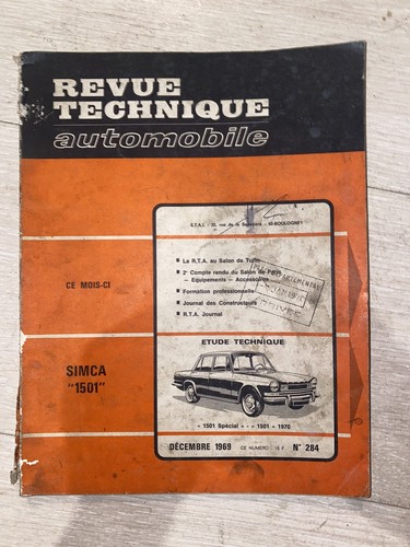 Rta 284 simca 1501 bmw - rta,