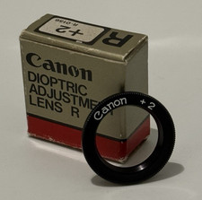 Canon Lens +2.0 Dioptric Adjustment Lens R Eyepiece Corrector w/ Box