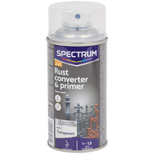Peinture 2-en-1 Antirouille et Sous-Couche - Aérosol - Transparent - Spectrum