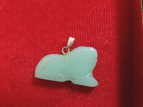 Pendentif vintage pierre de - en,