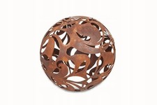 Jardin et terrasse boule décorative acier corten rouille décoration de jardin...