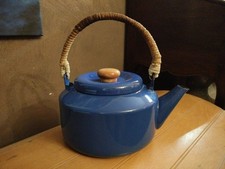 Théière bouilloire tôle émaillée Michael LAX