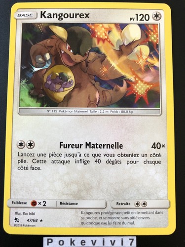 Carte pokemon kangourex - pokemon, 47/68