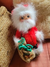 ANCIEN PÈRE NOËL DÉCORATION SAPIN FIGURINE PERSONNAGE VINTAGE  🎄