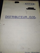 ANCIEN CATALOGUE SATAM DISTRIBUTEUR ID35 PIÈCES DÉTACHÉES POMPE A ESSENCE