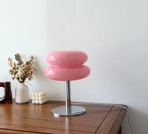 Lampe table verre - de,