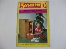 SYSTEME D N°288 JANVIER 1970 COFFRE A JOUETS GUERIDON FER FORGE CHARIOT DE GARAG