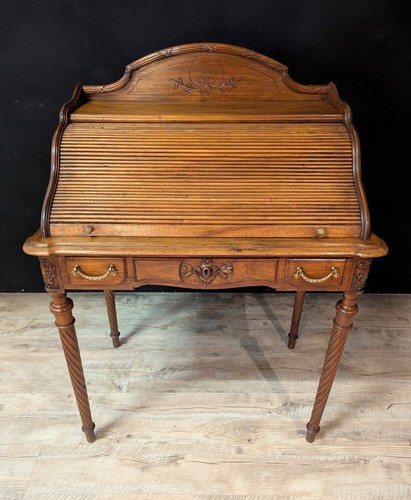 Bureau cylindre style - à, de