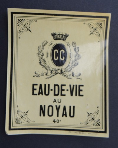 Ancienne étiquette eau vie - eau,