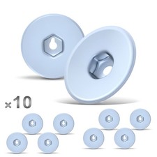 10x Clips de Montage Plaque