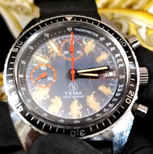 Montre Yema Sous marine Chronographe