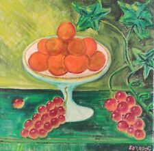 Still life grapes and