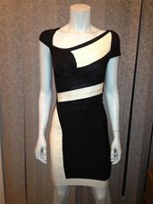 HERVE LEGER Amber Two Tone