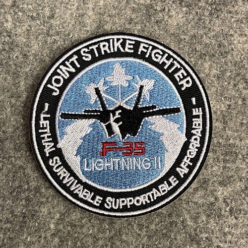 Patch morale brodé - brodé, f-35