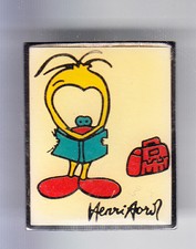 RARE PINS PIN'S .. BD COMICS CARTOON OISEAU LE PIAF DAN SALEL ECOLE SCHOOL ~CN