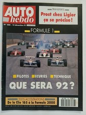 AUTO HEBDO N°808 10/12/1991