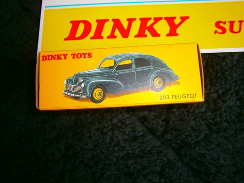 Dinky toys boite vide - dinky, peugeot