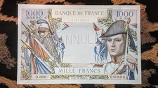 Billet 1000 francs Volontaire