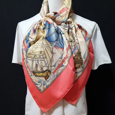 RARE VINTAGE foulard en soie
