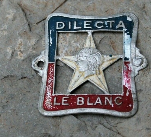 Ancienne plaque vélo - plaque, de