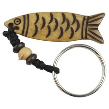  Porte-clés en os de poisson