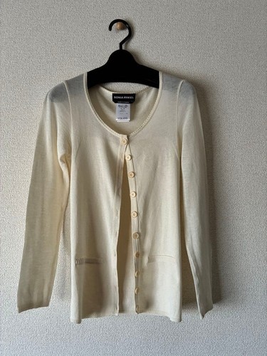 Sonia rykiel ivory cardigan - rykiel, s