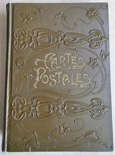 Album style Art Nouveau vide pour 512 cartes postales anciennes, "Album Idéal"