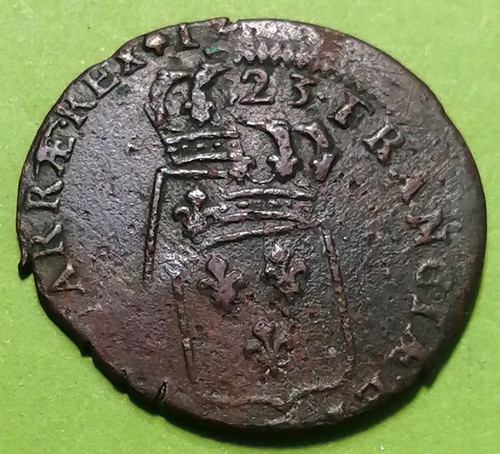 Monnaie fautée double frappe - fautée,