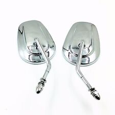 Rétroviseur ovale en chrome