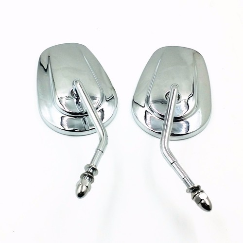 Rétroviseur ovale chrome - en,