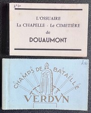 2 Carnet Cartes postales Douaumont Verdun Années 1950 1960