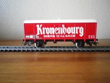 JOUEF échelle Ho Wagon couvert 2 essieux  KRONENBOURG Réf:  6260