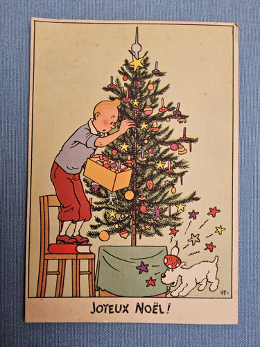 Tintin magnifique carte - tintin,