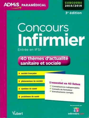 Concours infirmier entrée - infirmier,