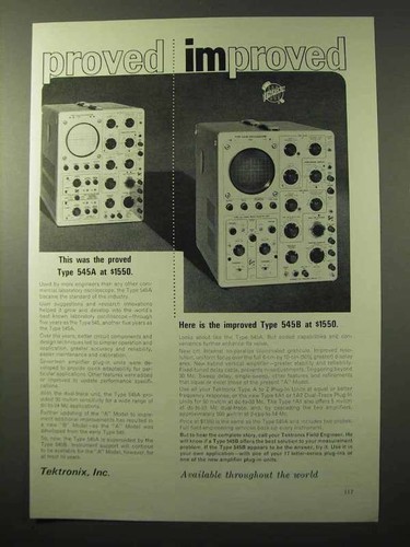 1964 tektronix type 545a - tektronix,
