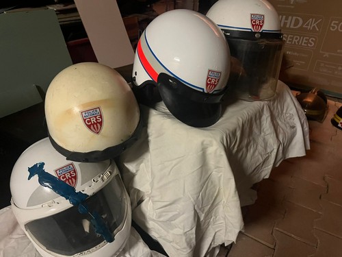 Lot casques anciens crs - casques,