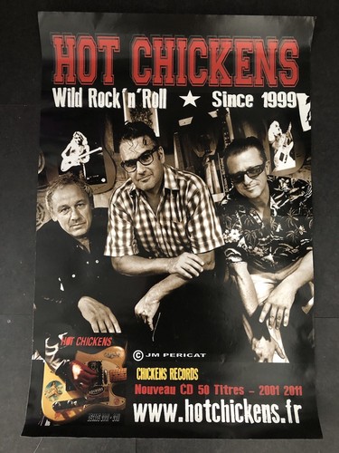 Poster concert hot chickens - hot,