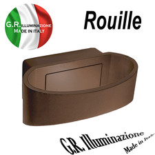 Applique led moderne rouille - applique,
