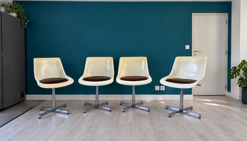 Chaises pivotantes vintage - 4,