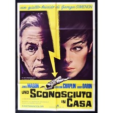Affiche UNO INCONNU À LA MAISON SIMENON Pierre Rouve Mason Geraldine Cha A03