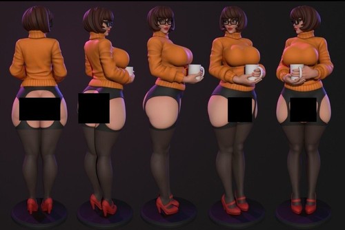 Figurine résine velma - en,