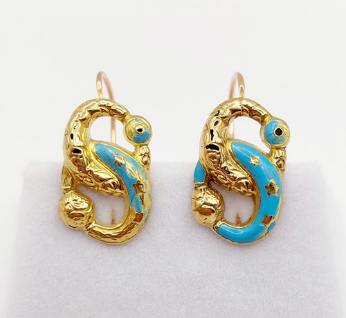 Dormeuses victorienne 18k - dormeuses,