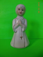 SUJET COMMUNION GARCON PORCELAINE - NEUF - pour garnir d'un tulle avec dragées