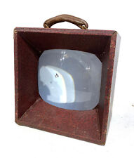 Ancienne Visionneuse verre grossissant projection ecole pour carte postal 1930