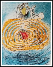 Roberto MATTA : Hommage à Dorothea TANNING, lithographie originale 1977