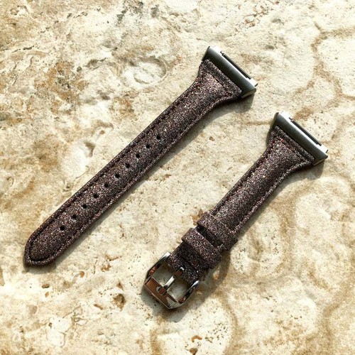 Marron scintillant paillettes - marron,