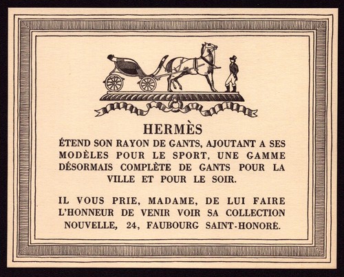 Invitation hermès - invitation.,