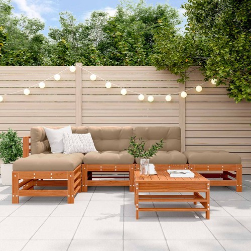 Salon jardin avec coussins - salon,