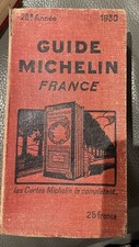 Guide Michelin France 1930