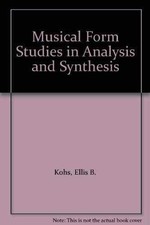 Musical form: Studies in